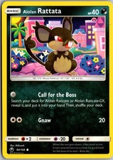 Alolan Rattata Common SM Celestial Storm 84/168 LP Pokemon Card