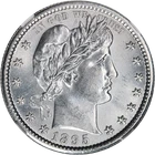 1895-S Barber Quarter NGC MS61 Great Eye Appeal Strong Strike