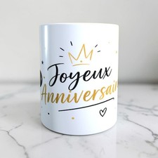 Mug Fête, Anniversaire, Cadeau, Gift, Personnalisable