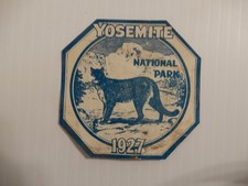 Autocollant Lion parc national de Yosemite 1927