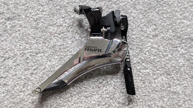 Sram Rival 22 Front Mech with sram chain catcher