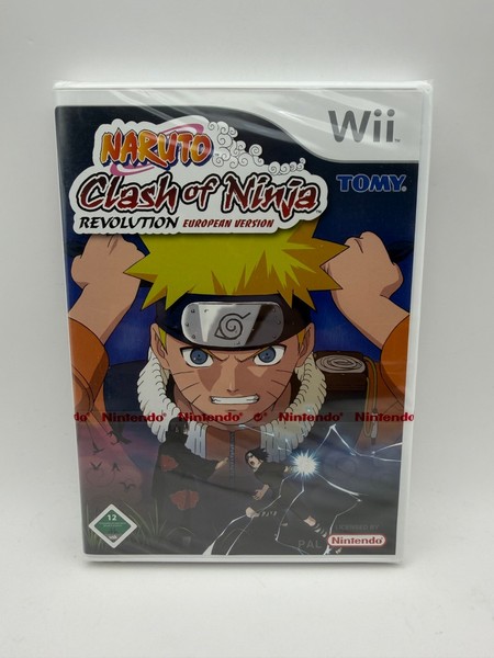 Naruto Clash Of Ninja Revolution **Nintendo Wii NEU Sealed Red Stripe-image