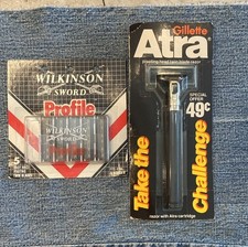Vintage Gillette ATRA NOS Sealed Pivoting Hea...