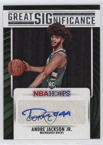 2023 Panini NBA Hoops Great SIGnificance Andre Jackson Jr #GS-AJR Rookie Auto RC