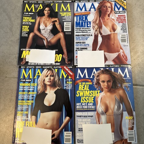 MAXIM MAGAZINE - LOT OF 42 - (1998-2002) - Picture 8 of 12