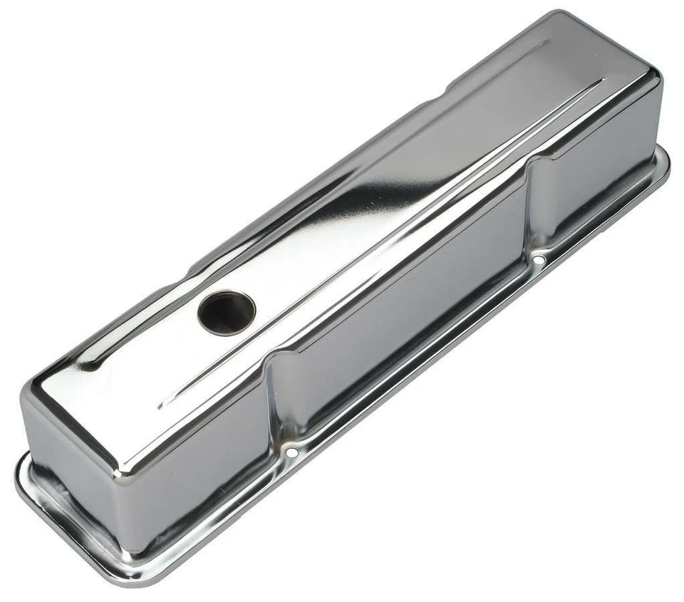 Trans-Dapt 9215, 2 Pack Chrome Steel Sb Chevy Valve Covers Performance Parts - Image 3 of 4