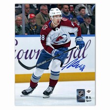 Martin Necas Autographed Colorado Avalanche Away 8x10 Photo