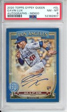 2020 Topps Gypsy Queen Autographs Gavin Lux #GL Indigo PSA 8