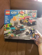 LEGO City Fire Rescue & Police Chase 60319 (295 Pieces). Sealed.