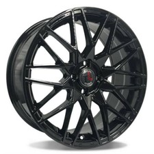 17x7.5 Traklite Limiter Black 4x100 Et40 Wheels Set 4