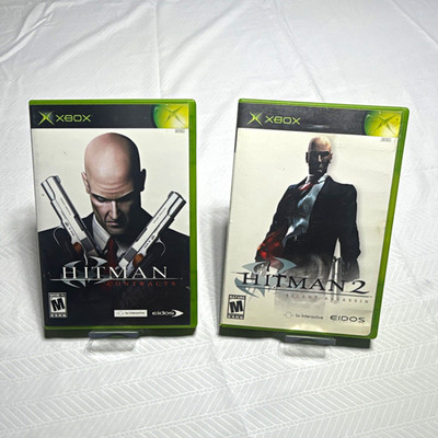 Eidos Hitman: Contracts + Hitman 2: Silent Assassin Xbox w/ Manual