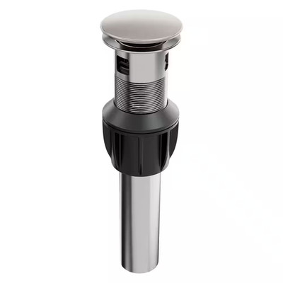 Palisades Push Button Drain in Brushed Nickel