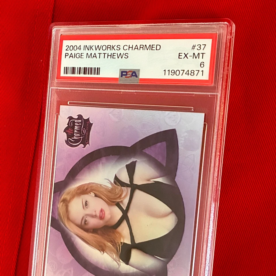 2004 Inkworks Charmed Paige Matthews #37 PSA 6 EX-MT | Rose McGowan - Image 3 of 3