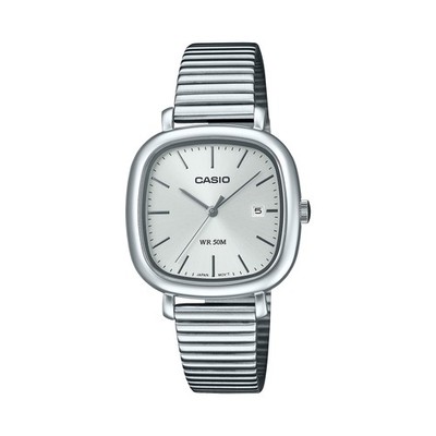 Damenuhr CASIO LTP-B166D-7AVEF Edelstahl Grau Vintage