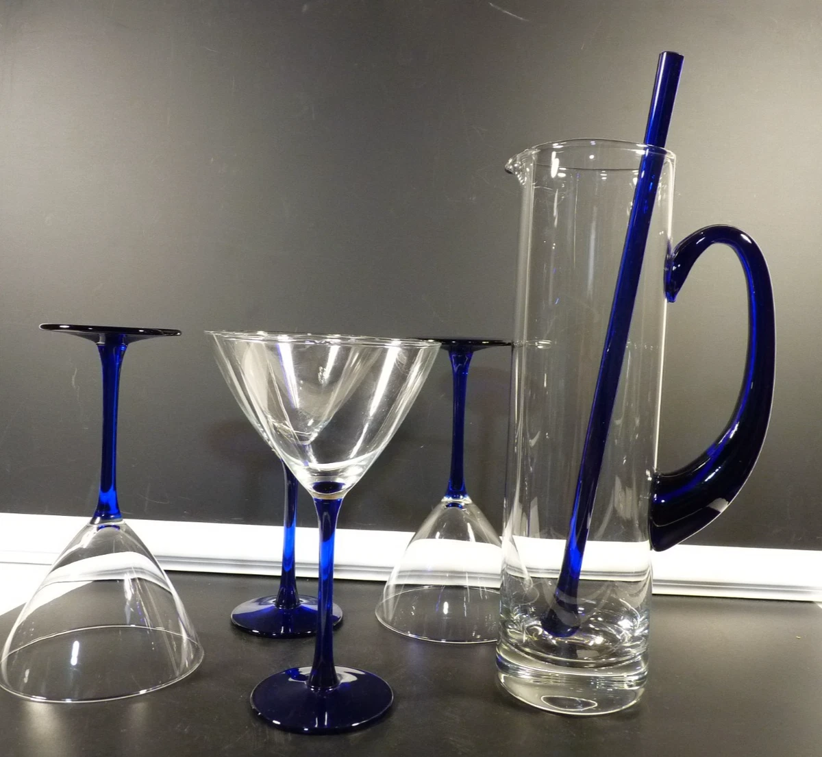 Vintage Martini Glasses In Collectible Cocktail Shakers for sale