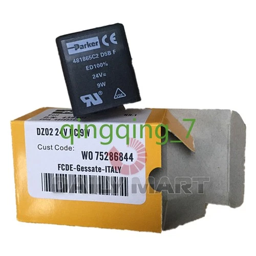 New In Box PARKER 481865C2 Solenoid Valve Coil 24VDC 9W