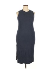 Everlane Women Gray Casual Dress L