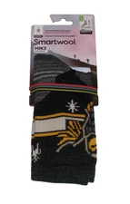 SmartWool Hike  Light Cushion Crew Socks Women's Medium - Charcoal - Hoo Who Owl