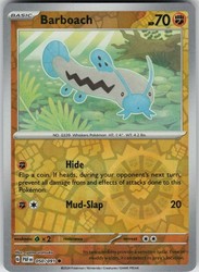 Barboach 050/091 Paldean Fates Reverse Holo Common