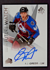 2016-17 SP Authentic Future Watch Auto A.J. Greer #332/999
