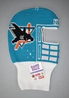 San Jose Sharks Vintage Game Face Winter Knit Ski Mask Cap Hat - NWT