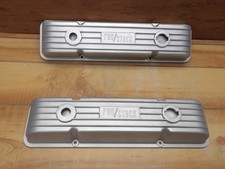 Prostock Small Block Chevy Finned Aluminum Valve Covers 327 350 Sbc Vintage Prostock Small Block Chevy Finned Aluminum Valve Covers 327 350 Sbc Vintage