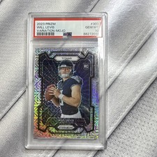 Panini 2023 Prizm Will Levis Rookie Variation Mojo Prizm #303 /25 PSA 10 Titans