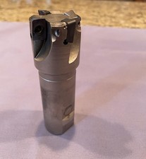 Indexable 1-1/2 In Square-Shoulder End Mill Cylindrical Shank HM90E90AD Tool