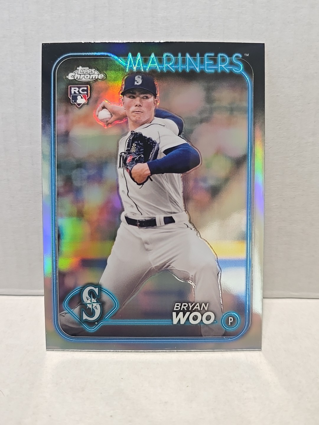 2024 Topps Chrome - Bryan Woo #172 Refractor (RC)