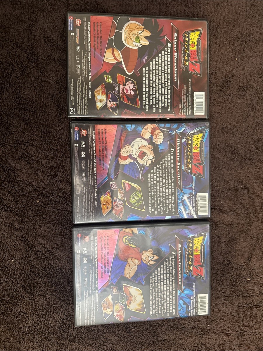 Dragon Ball Z - Vegeta Saga II: Saiyan Invasion (DVD, 2006) for