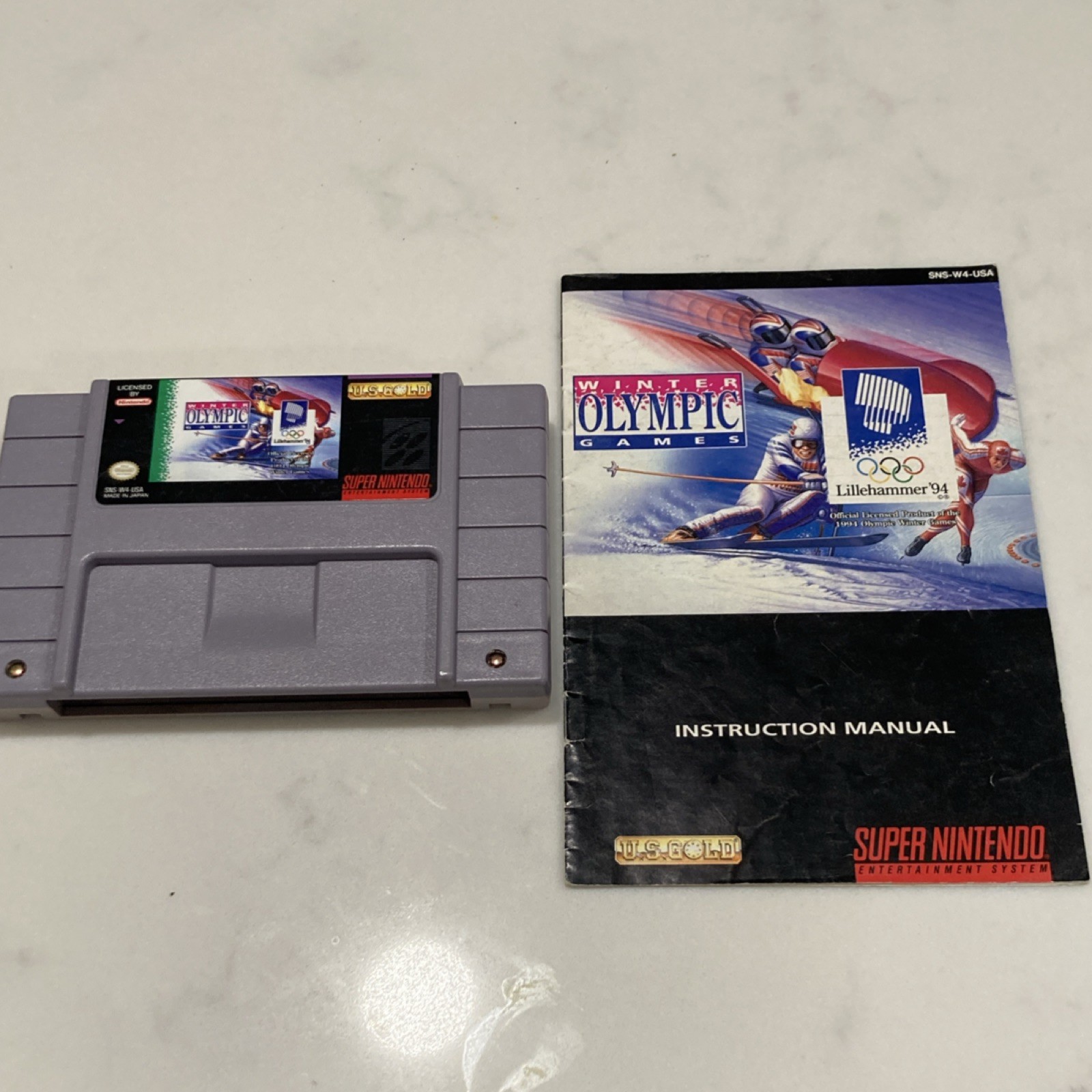 Winter Olympic Games Lillehammer '94 Super Nintendo 1994 Manual Included