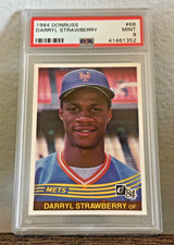 Darryl Strawberry - 1984 Donruss Rookie RC Card GEM MT 10 #68 Mets (PSA 9)
