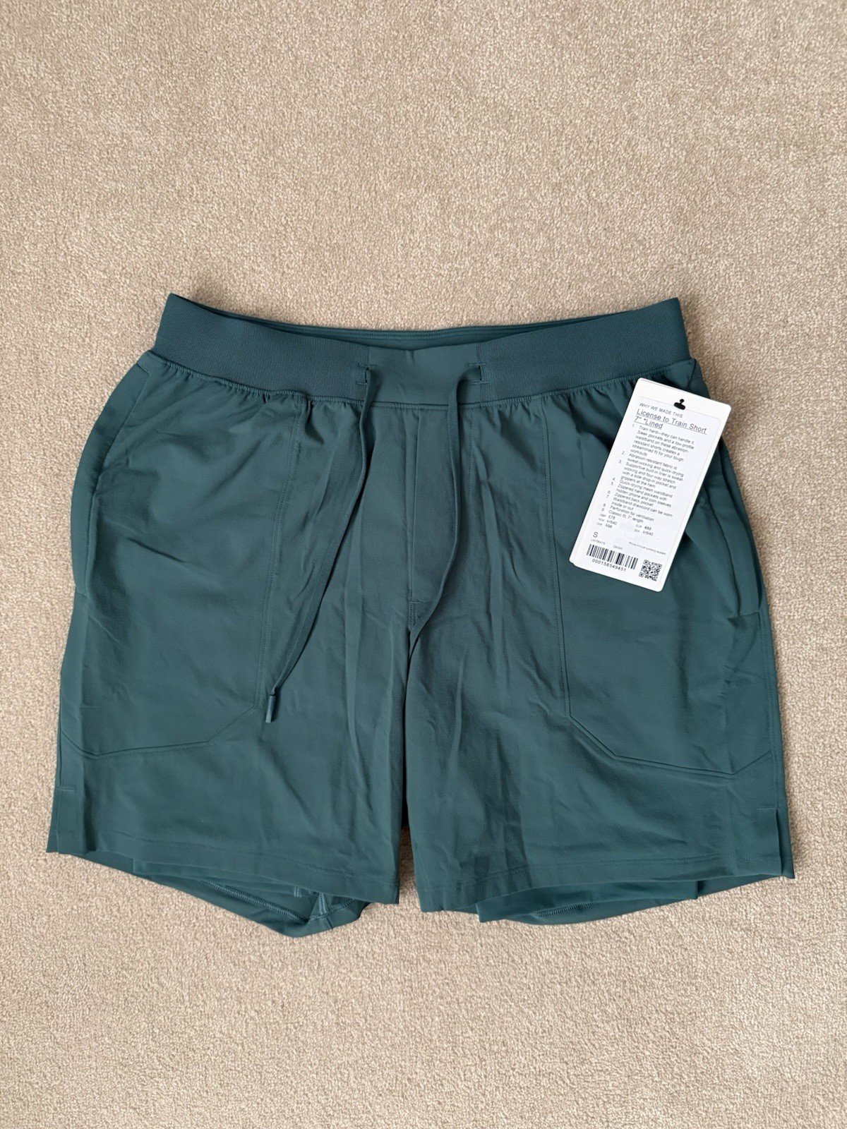 Lululemon License To Train Short 7” Lined | Size Small Men’s | RRP £78 image 2
