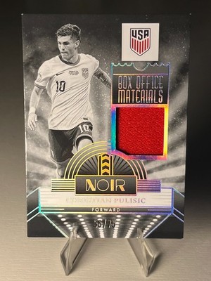 Christian Pulisic 2024-25 Panini Noir Box Office Materials /75 USA World Cup