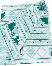 Disney The Lion King Deep Jungle Full Flat Sheet Green White Kids Discontinued