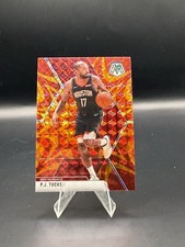 P.J Tucker | 2019-20 Panini Mosaic | Reactive Orange Mosaic | #124 Rockets