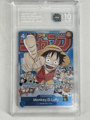 Monkey.D.Luffy (Event Pack Vol. 2) graded TAG 10 for sale on eBay