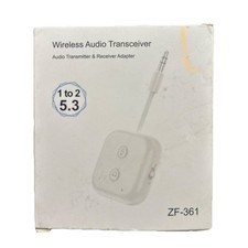 Bluetooth 5.3 Transmitter Receiver for up to 2 Headphones, Dual Link 3.5mm Au...