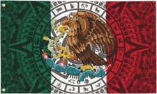 Mexican Flag 3x5 FT Outdoor Indoor Decorative Aguila Mexico Banner for Outsid...