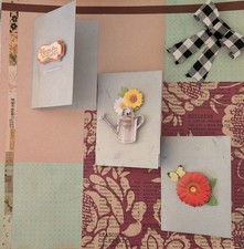 Handmade 12x12 Scrapbook Page - "Heaven on Earth", Garden, Watering Can