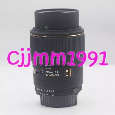 1PC USED SIGMA 105mm F2.8 DG Macro Microscope Lens #YY