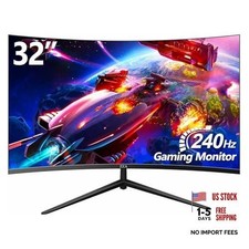 32 Inch Curved Gaming Monitor 240hz,1K 1080P Computer PC 32 gaming monitor