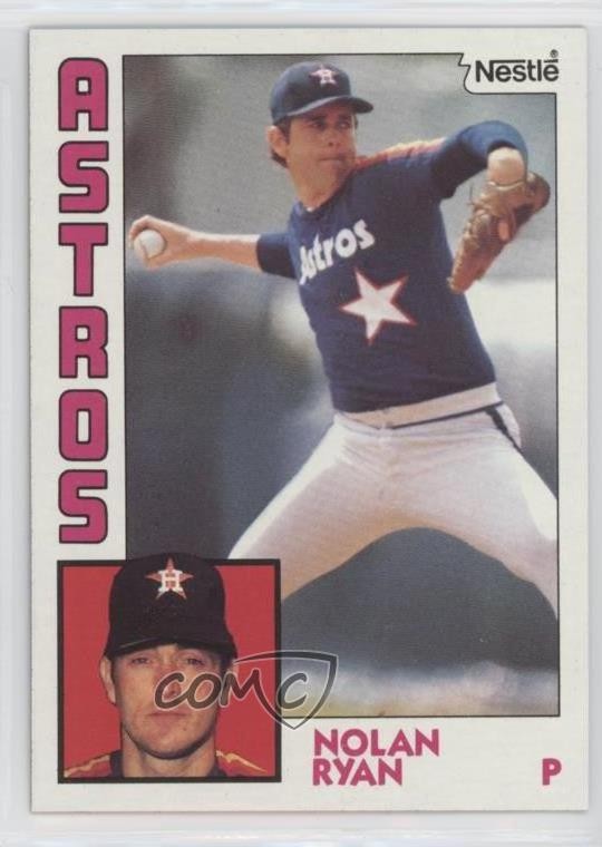 1984 Topps Nestle Nolan Ryan #470 HOF 0h1