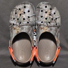 Crocs Classic All-Terrain Realtree Edge Clog Men's 8 Women's 10 Walnut Orange