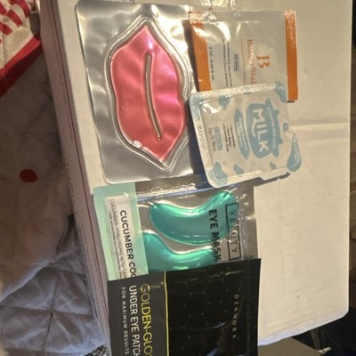 Beauty Star Cucumber & Milk Hydrating Eye Mask Set w/ Under-Eye Patches