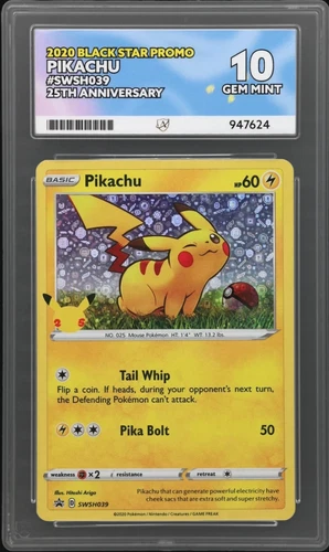 Pikachu SWSH039 - Black Star Promo - ACE 10