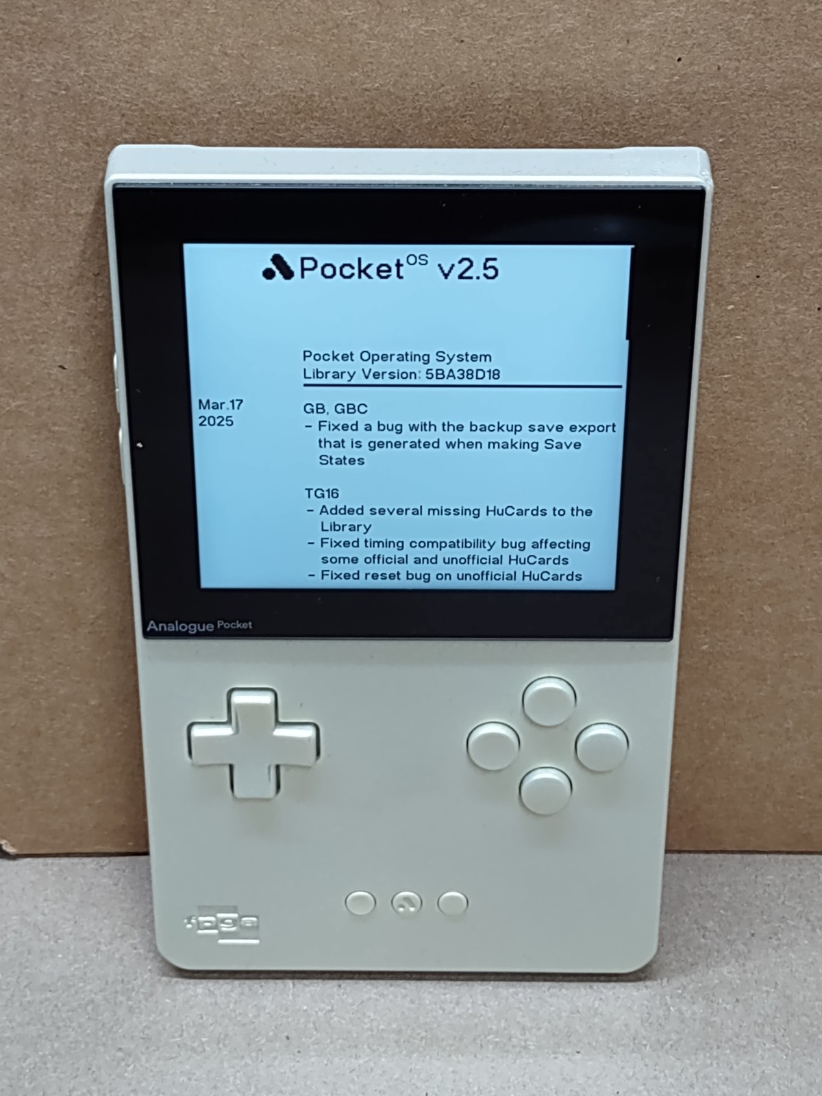 GOLD Analogue Pocket GAMEBOY GBA worn UPDATED