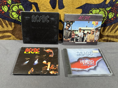 AC/DC   The Razors Edge Back In Black Dirty Deeds Done Dirt Cheap Live CD Lot