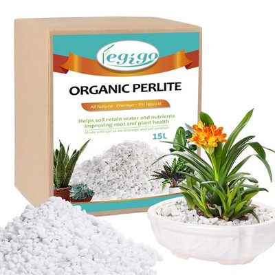 Organic Horticultural Perlite 15 Quarts  Improve Drainage & Root Growth