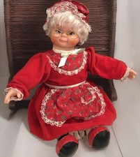 Mrs. Claus Plush Doll 16 Santas Best Rennoc Vintage